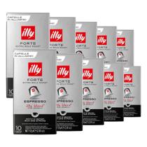 100 Cápsulas Para Nespresso, Café Italiano Illy, Forte