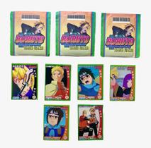 100 Cards Cartinhas Boruto - 25 Pacotes bater bafo - Brinquedhopee