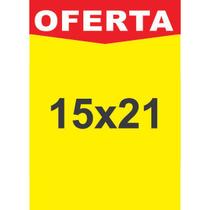 100 Cartaz Oferta SULFITE Supermercado P A5 15x21cm - Pico