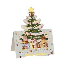 100 Cartões De Felicitações De Natal 3D, Cartões De Presente Para as Festas, Cartões De Ano Novo