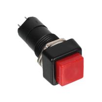 100 Chave Botão Quadrado Sem Trava Vermelho Pbs-12a 3a 250v 100 Chave Botão Quadrado Sem Trava Vermelho Pbs-12a 3a 250v