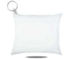 100 Chaveiro almofada 7x7 branco imperdível 100 Chaveiro almofada 7x7 branco imperdível