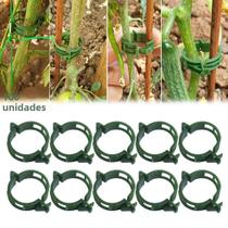 100 Clipes de Suporte para Plantas - Estacas de Treliça de Plástico para Estufa de Tomate