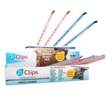 100 Clips Para Vedar Sacos e Embalagens De Alimento Ziclips 100 Clips Para Vedar Sacos e Embalagens De Alimento Ziclips