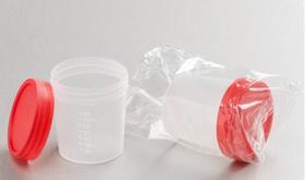 100 Coletores 50ml Urina Estéril Embalagem Individual com NF - Cralplast