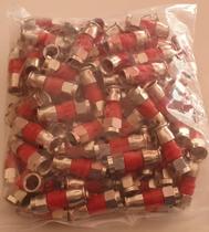 100 conectores rg59 de compressao