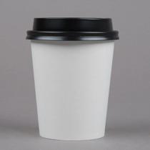 100 Copos de Papel 300 ml para Café com Tampa - bebida quente e fria - Copos Bolha