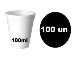 100 Copos Isopor Térmico Bebidas Quentes 180ml Descartável - Lynx produções