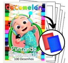 100 Desenhos Cocomelon Para Colorir E Pintar 50 Folhas Avulsas A4! 2 Desenhos Por Folha! 100 Desenhos Cocomelon Para Colorir E Pintar 50 Folhas Avulsas A4! 2 Desenhos Por Folha!