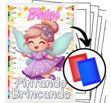 100 Desenhos De Fadas Para Colorir E Pintar 50 Folhas Avulsas A4! 2 Desenhos Por Folha!