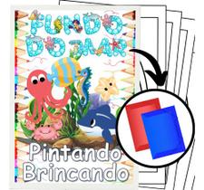 100 Desenhos Fundo Do Mar Para Colorir E Pintar! 50 Folhas Avulsas A4! 2 Desenhos Por Folha! 100 Desenhos Fundo Do Mar Para Colorir E Pintar! 50 Folhas Avulsas A4! 2 Desenhos Por Folha!