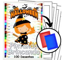 100 Desenhos Halloween Para Colorir E Pintar 100 Folhas 100 Desenhos Halloween Para Colorir E Pintar 100 Folhas