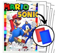 100 Desenhos Mario E Sonic Para Colorir E Pintar 100 Folhas Avulsas A4! 1 Desenho Por Folha! 100 Desenhos Mario E Sonic Para Colorir E Pintar 100 Folhas Avulsas A4! 1 Desenho Por Folha!