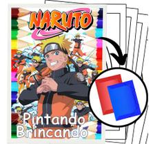 100 Desenhos Naruto Para Colorir E Pintar - 50 Folhas Avulsas A4 ! 2 Desenhos Por Folha!