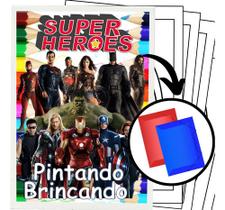 100 Desenhos Super Heróis Para Colorir E Pintar 100 Folhas Avulsas A4! 1 Desenho Por Folha! 100 Desenhos Super Heróis Para Colorir E Pintar 100 Folhas Avulsas A4! 1 Desenho Por Folha!