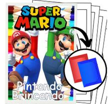 100 Desenhos Super Mario E Luigi Para Colorir E Pintar 100 Folhas Avulsas A4! 1 Desenho Por Folha!