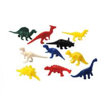 100 Dinossauros Colorido Plástico Mini Brinquedo Saquinho Surpresa - FLASH_ENVIOS