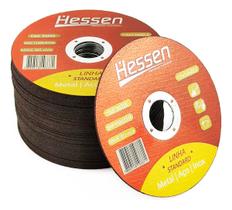 100 Discos de Corte 115mm Standard Hessen para Aço e Inox