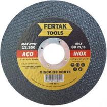 100 Discos De Corte Para Inox 115 X 1,2 - Fertak - 2821