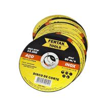 100 Discos De Corte Para Inox 115 X 1,2 - Fertak - 2821