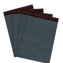 100 Envelope Inviolavel Cinza Segurança 20x30