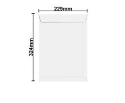 100 Envelope Saco Offset Branco Scrity 229mm X 324mm 90g