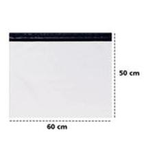 100 Envelope Saco Plástico 50 x 60 Segurança Envio Correios Sedex Branco
