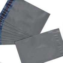 100 Envelope Segurança Cinza 15x20 Cm Plástico Cinza Com Lacre Correios Sedex 100 Envelopes