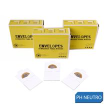 100 Envelopes de Moedas Livre de ácidos com PH neutro Numismática