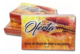 100 Envelopes P/ Dízimos E Ofertas Campanhas Oferta