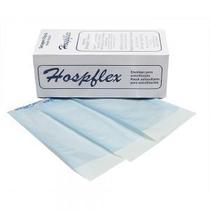 100 envelopes para esterilização 6 x 13cm hospflex manicure