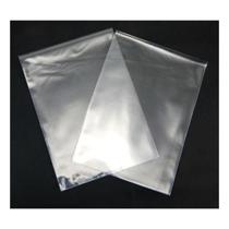100 Envelopes Plástico Liso Transparente Embalar Dvd com Encarte Saquinho Sem Aba Sem Cola 14x19cm - Nacional