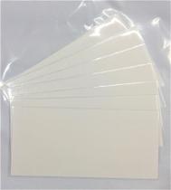 100 Envelopes Plásticos com papelão para Armazenar Cédulas de Coleção - Organizer