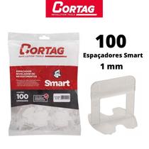 100 Espaçador Nivelador Piso Porcelanato Smart 1mm Cortag - CORTAG II