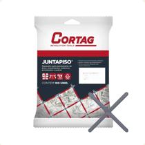 100 Espaçadores Cruzeta Juntapiso Cortag 2mm P/ Pisos 100 Espaçadores Cruzeta Juntapiso Cortag 2mm P/ Pisos