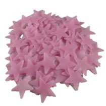 100 Estrelas de PVC Que Brilham No Escuro 3d Adesivo De Parede Neon Fluorescente Para Teto Quarto - Gudaoshop