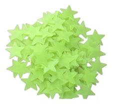 100 Estrelas de PVC Que Brilham No Escuro 3d Adesivo De Parede Neon Fluorescente Para Teto Quarto