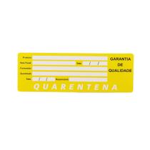100 Etiquetas Controle De Qualidade Quarentena F:202
