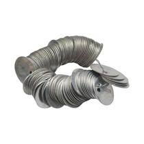 100 Etiquetas Fichas Alumínio Furadas e Numeradas de 1 a 100 Ideal para marcação de árvores orquídeas 100 Etiquetas Fichas Alumínio Furadas e Numeradas de 1 a 100 Ideal para marcação de árvores orquídeas