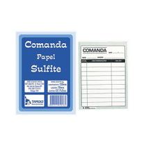 100 Folhas Bloco de Comanda de Folha Sulfite