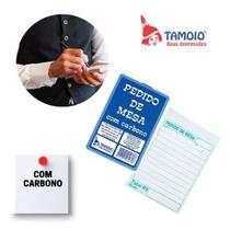 100 Folhas Bloco de Pedido De Mesa Com Carbono