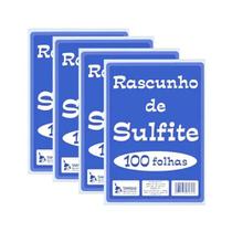 100 Folhas Bloco de Rascunho Sulfite