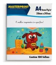 100 Folhas de Papel Sulfite A4 75G 100 Folhas de Papel Sulfite A4 75G