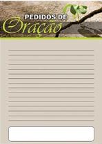 100 folhas p/ pedido de oração
