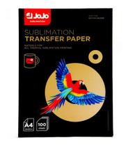 100 Folhas Papel Para Sublimação Transfer Fundo Rosa A4 100g