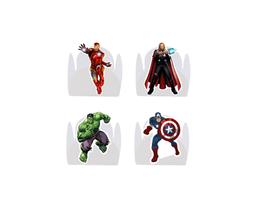 100 Forminha para Doce modelo petala personalizada com Aplique - Vingadores adulto