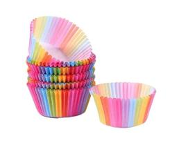 100 Forminhas de papel para Cupcake Forneável Coloridos - Inspire sua Festa Loja