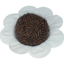 100 Forminhas Festas Papel Doces Finos Flor Margarida Brigadeiro Aniversário Diversas Cores