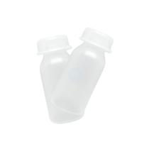 100 Frasco 5ml Com Tampa De Pressao De Plastico Transparente