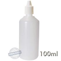 100 Frasco Plástico 100ml conta gotas - Ref 14818